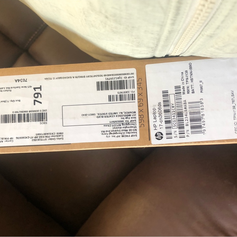 Hp laptop 17-cn3606ds. Brand new sealed in the original package